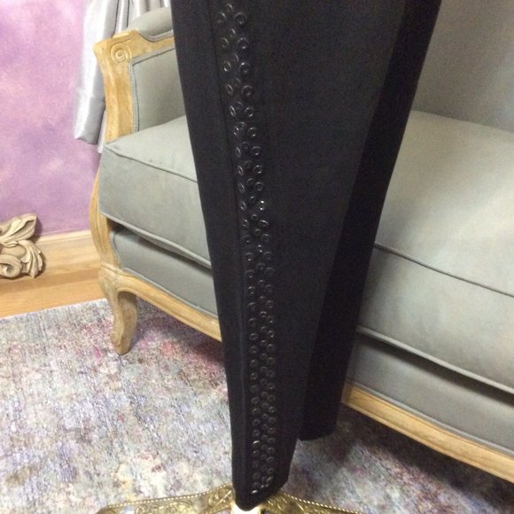 Black studded legging by Blue Earth, size M - Picture 7 of 11